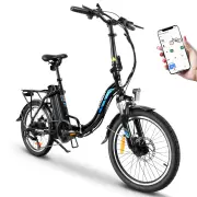 [EU Direct] KAISDA K7 Electric Bike SHIMAN0 7-Speed 36V 12.5AH Battery 350W Motor 20inch Tires 45-75KM Mileage 120KG Pay