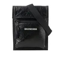 在飛比找momo購物網優惠-【Balenciaga 巴黎世家】Explorer 小羊皮小