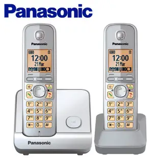 【福利品發黃刮傷】Panasonic 國際牌數位DECT 無線話機 KX-TG6712 TW / 銀【APP下單4%點數回饋】