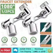 1080° Swivel Extension Faucet Aerator Rotate Robotic Arm Tap Extender Universal