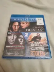 Nicolas Cage Triple Feature Blu-ray/DVD Trespass, Stolen, Bad Lieutenant Sealed