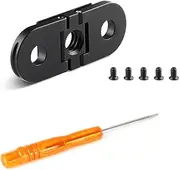 HSU Replacement Folding Fingers Compatible with GoPro Hero 12/11/10/9/8 Black Max, Replacement Adapter Mount with 1/4 Tripod Connector Port for Housing Handle Monopod Mount