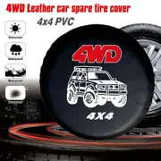 Universal Car Spare Tire Tyre Cover PVC Leather Spare Wheel Tire Cover Bag Pouch Protector for All Car Protector 14-17inch 15inch