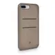 【特惠】Twelve South Relaxed Leather iPhone 8 Plus / 7 Plus / 6 Plus / 6s Plus 卡夾皮革保護背蓋－灰褐色