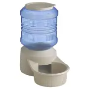 Chow Tower Deluxe, 3 lb, Tan/Blue