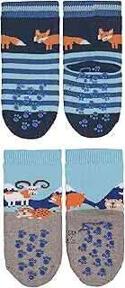 [Sterntaler] Baby Boys ABS Crawling Socks DP Fox Slipper Socks