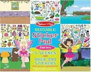 [Melissa & Doug] 8603 Reusable Sticker Pad: Fairies (200+ Stickers)