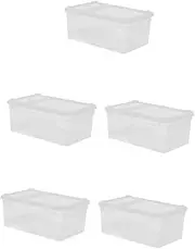 5pcs Climbing Pet Display Box Reptile Breeding Box Portable Design for Lizards Turtles Insects