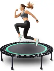 Rebounder Trampoline for Adults40 Inch Mini Trampoline Bungee Rebounder Exerc