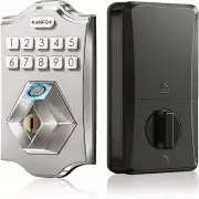 KANFOX KS2 Fingerprint Door Lock, Keyless Entry Door Lock Deadbolt with Keypad!