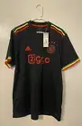 adidad Ajax bob marley tribute Third Jersey Original New Black Jamaica Mens M