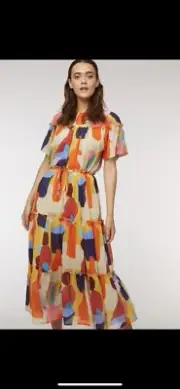 GORMAN X Katie Eraser Say Slow Maxi Dress NEW Sz 12