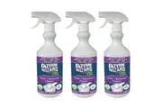 3PK Enzyme Wizard Organic Toilet Urine Odour Soap Scum Cleaner 750ml Spray