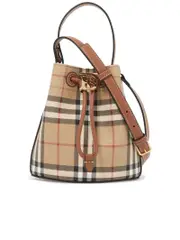Burberry Mini Bucket Bag With TB Logo