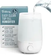 Luxury Top-Fill Cool Mist Humidifier - 360° Ultra-Fine Mist