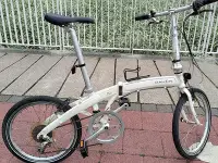 在飛比找Yahoo!奇摩拍賣優惠-DAHON 20吋小折 MUP8 8速白色