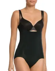 [Spanx] Oncore Open Bust Bodysuit in Black