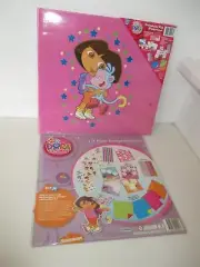 Dora the Explorer Scrapbook Photo Album with 137 Piece Scrapbooking Kit AcidFree