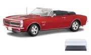 DIECAST CAR & DISPLAY CASE 1967 CHEVY CAMARO SS 396 RED MAISTO 31684 1/18