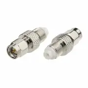 2-Pack FME Female to SMA Male Connector Adapter for Truck Cell Phone Booster