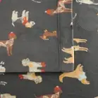 NEW CUDDLDUDS FULL FLEECE SHEET SET FITTED SHEET SET DOG PUPPY PRINT CUDDL DUDS