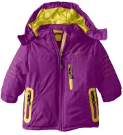 Rugged Bear Girls Coat Baby Infant Purple Puffer Jacket Hoodie Size 24 Months