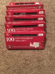 VTG St. Nicholas Square 100 Light Super Bright Multi Color 6 Boxes = 600 lights
