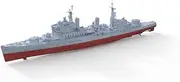 LFC350608S-A 1/350 Military Model Kit British Tiger Class Light Cruiser Full Hull
