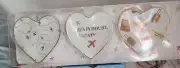 JT Rose Heart Shaped "When In Doubt, Vacation" Plaques
