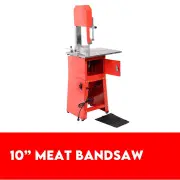 Meat Cutting Band Saw 10" meat mincer Bandsaw Sausage Filler Slicer Grinder