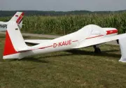 ASK-14 Schleicher Germany Glider Airplane Desktop Kiln Wood Model Free Shipping