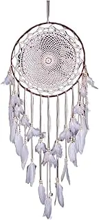 SLAVIK Handmade Dream Catcher Wind Chimes Home Hanging Craft Gift Dreamcatcher Ornament Car Hanging Bedroom Wall Decoration Home Decor (Color : 02121-2)