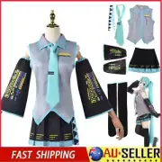 Anime Hatsune Miku Vocaloid Hatsune Cosplay Costume Uniform Dress Party Outfits