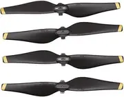 2 Pairs Air Propeller, for DJI, for Mavic Air Drone Low-Noise Quick Release Blade CW CCW Foldable Accessories Parts Propeller Prop(Golden)
