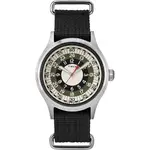【TIMEX】 X TODD SNYDER聯名限量MOD 摩登輪盤手錶-黑銀/40MM(TXTW2R78900)