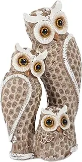 ORFOFE Small Owl Ornament Garden Owl Statue Home Decor Product Resin Material Decor