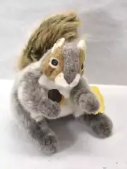 Folkmanis Puppets Gray Squirrel Puppet Stuffed Animal Plush 12" Tall Acorn