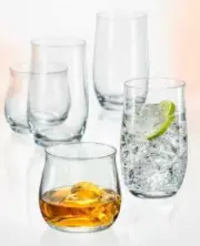 Bohemia Crystal - Angela Whiskey Glasses Tumblers - Set of 6