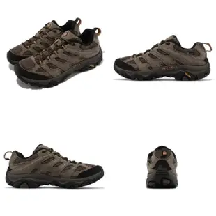 【MERRELL】登山鞋 Moab 3 GTX 棕 橘 男鞋 防水 越野 戶外 郊山 黃金大底(ML035805)