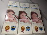 3-Pack AMPMED Non Contact Infrared Thermometer Batteries Included