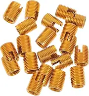 20pcs Self Tapping Threaded Insert Fasteners for Furniture Durable Design Easy Installation for DIY and Professional Projects