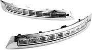 Mirror Indicator Light 1Pair for Volvo XC90 2007 2008 2009 2010 2011 2012 2013 DRL Turn Signal Daytime Running Light Daylight Fog Lamp Turn Singal Light