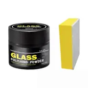 Glass Scratch Remover - Remove Scratches from Glass | Powder Detergent with Wool eraser