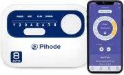 8 Zone Smart Sprinkler Controller Weather Intelligence Automatic & App Control