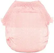 Disposable Dog Diapers Female, Stretchy Dog Diapers Waist Full Wrapped, Super Absorbent Leak-Proof Female Puppy Diapers for Doggy in Heat Period Excitable Urination, Incontinence, Training (S)