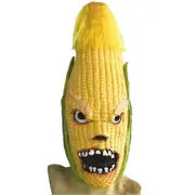 Halloween Funny Horror Mask Carnival Mask Scary Creepy Corn Face Mask Costume Prop For Masquerade Ma