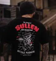 Sullen Clothing "Part of the Family" Mens tee Art Collective tattoo Black