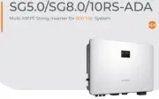 SUNGROW 8KW SG8.0RS 1PHASE 3MPPT SOLAR INVERTER 10 Year Warranty NEW Gen 3 ADA