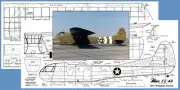 Model Airplane Plans (FF-RC): Waco CG-4A WW-II 120" Wingspan Unpowered Glider