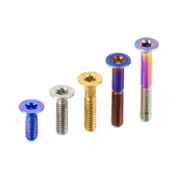 M4 x 8 - 35mm Titanium T20 Torx Flat Head Countersunk Bolt Screw Fastener